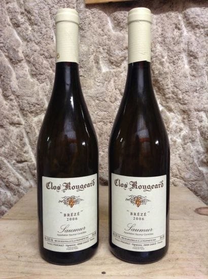 2 bouteilles : SAUMUR (Blanc) 