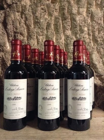 12 1/2 bouteilles : CHÂTEAU LESTAGE SIMON...