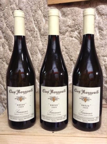 3 bouteilles : SAUMUR (Blanc) 