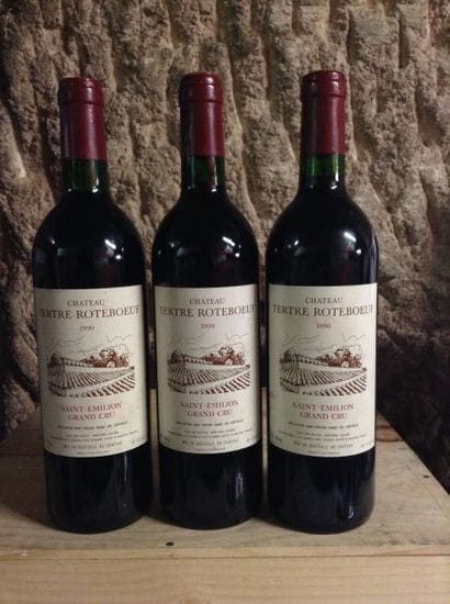 3 bouteilles : CHÂTEAU TERTRE ROTEBOEUF GC...