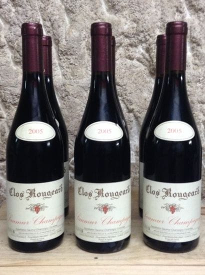 6 bouteilles : SAUMUR CHAMPIGNY 2005 Clos...