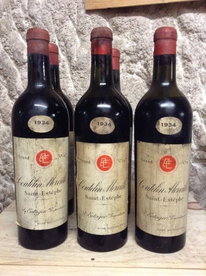 6 bouteilles : CHÂTEAU COUTELIN-MERVILLE...