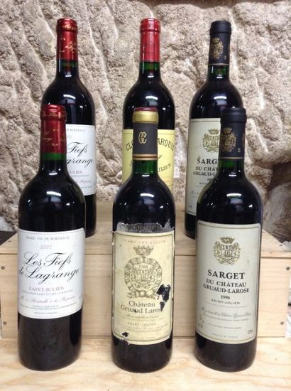 6 bouteilles : Lot de 6 bouteilles comprenant:...