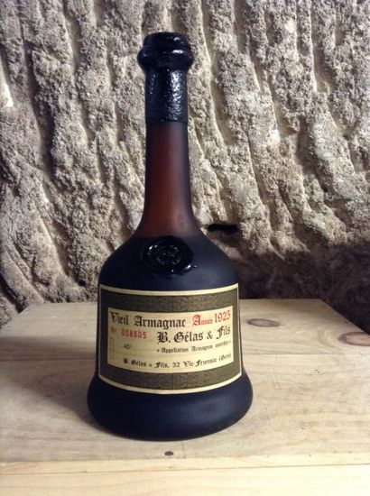 1 bouteille : ARMAGNAC 1925 B.Gélas & Fils...