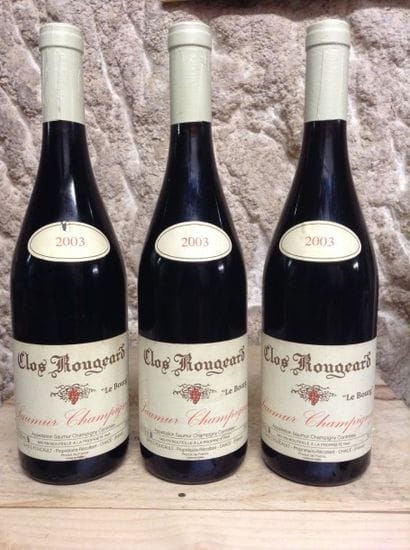 3 bouteilles : SAUMUR CHAMPIGNY 