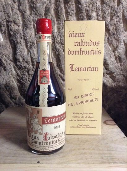 1 bouteille : VIEUX CALVADOS 1964 Lemorton...