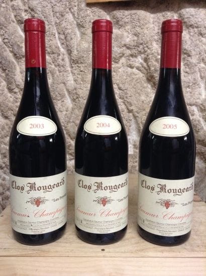 3 bouteilles : SAUMUR CHAMPIGNY 