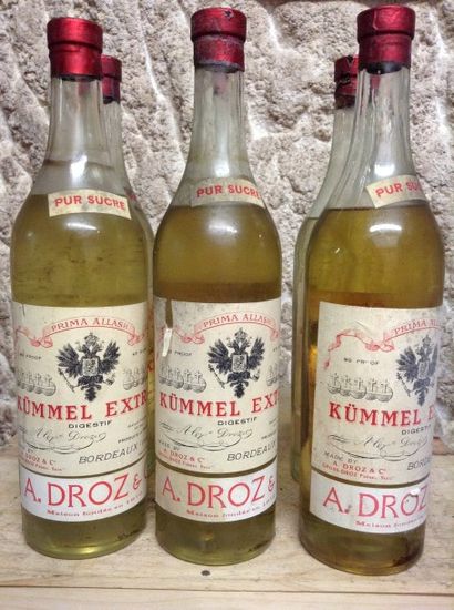6 bouteilles : KÜMMEL EXTRA (digestif pur...