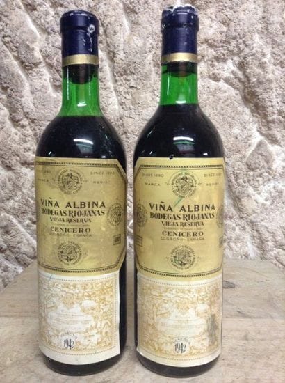 2 bouteilles : ESPAGNE BODEGAS RIOJANAS Vina...