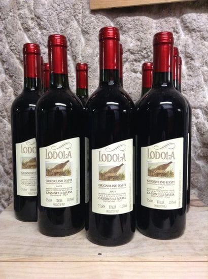 12 bouteilles : ITALIE GRIGOLINO D'ASTI 