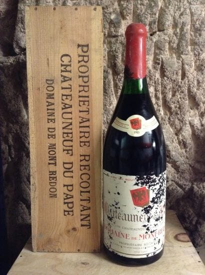 1 jéroboam : CHATEAUNEUF-DU-PAPE 1983 Domaine...