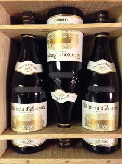 6 bouteilles : CÔTE RÔTIE Château d'Ampuis...