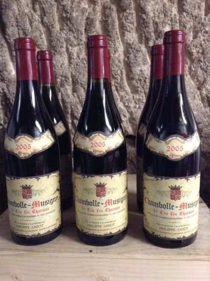 6 bouteilles : CHAMBOLLE-MUSIGNY 