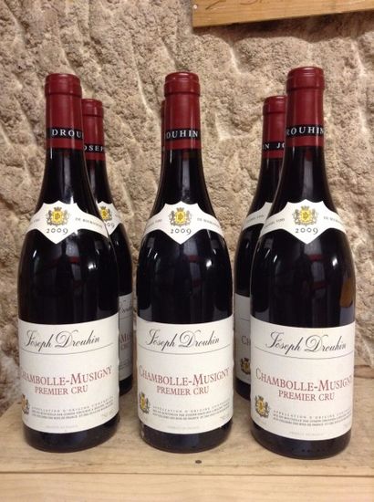 6 bouteilles : CHAMBOLLE-MUSIGNY 1er cru...