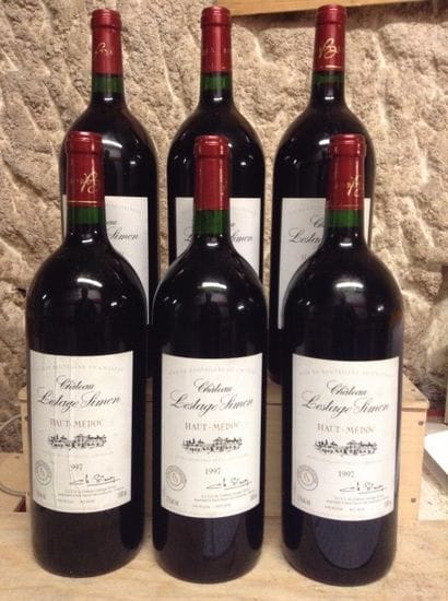 6 magnums : CHÂTEAU LESTAGE SIMON Cru bourgeois...