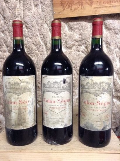 3 magnums : CHÂTEAU CALON SEGUR 3ème GCC...