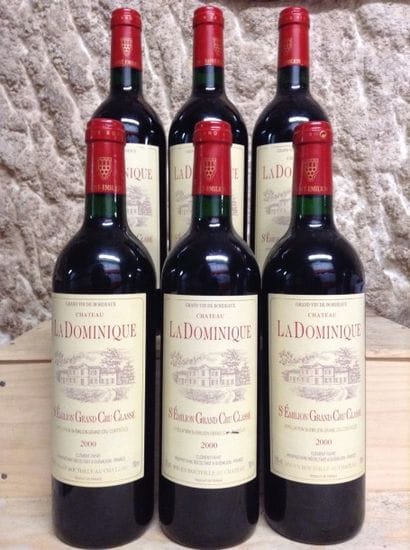 6 bouteilles : CHÂTEAU LA DOMINIQUE GCC Saint...