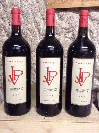 3 magnums : Le Jardin de Petit-Village 2010...