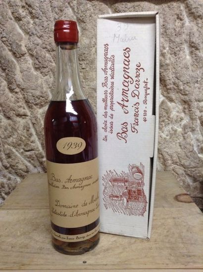 1 bouteille : BAS-ARMAGNAC 1939 Domaine de...