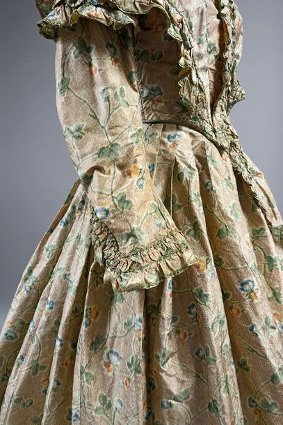 Afternoon dress, circa 1850, dress in a beautiful...