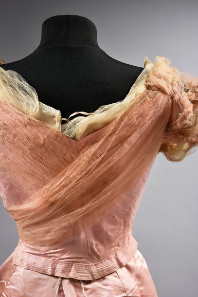 Worth designer evening dress, circa 1900-1905,...