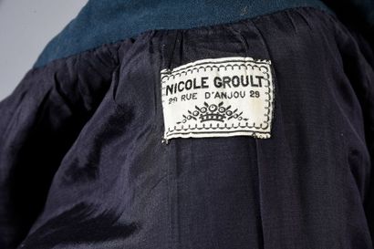Nicole Groult cross-over coat, 29 rue d'Anjou,...