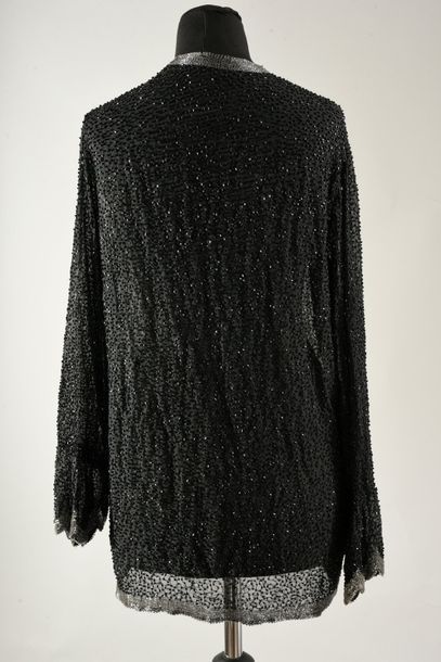 Jacket from an embroidered evening ensemble,...