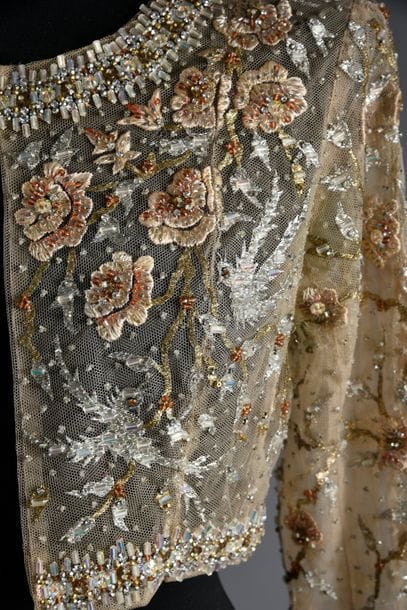 Short jacket of an evening ensemble Haute...