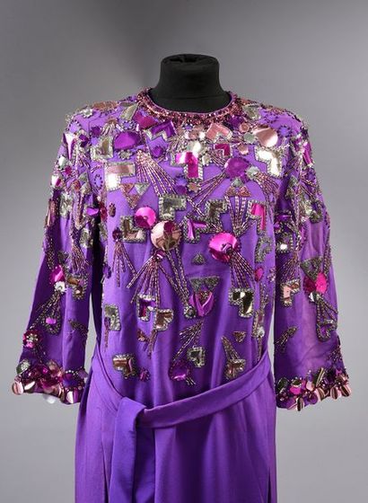 Pierre Cardin designer evening gown, circa...