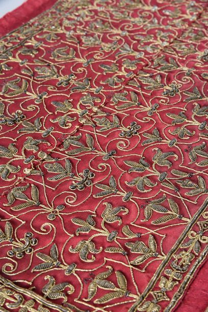 Two facings of embroidered garments, Italy...