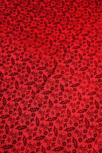 A group of shaped velvets, mainly Italian,...