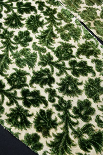 A group of shaped velvets, mainly Italian,...