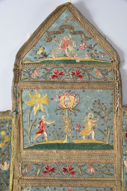Folding desk wallet, probably Spain, early...