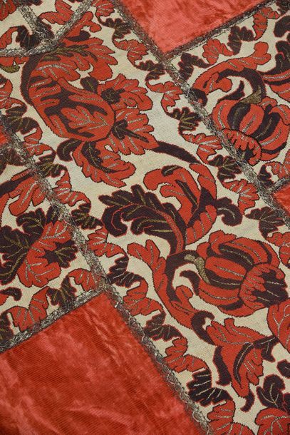 Chasuble embroidered with counted stitches,...