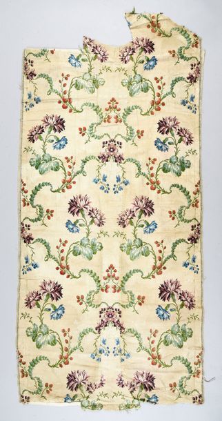 Two lampas at the river, Lyon, circa 1750-1760,...