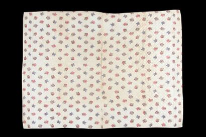 Quilted and quilted printed canvas valve,...