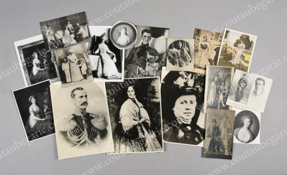 YOUSSOUPOFF FAMILY. 
 Set of eighteen documents,...