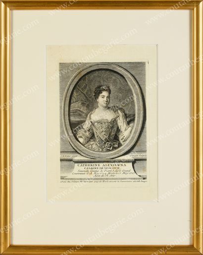 IMPERIAL FAMILY OF RUSSIA. 
 Set of three...