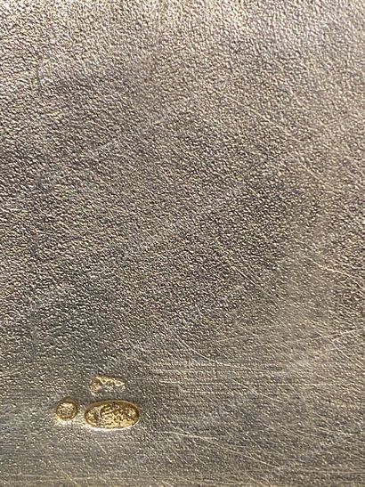 SILVER CIGARETTES CASE.
Rectangular and curved,...