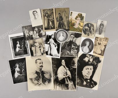 YOUSSOUPOFF FAMILY. 
 Set of eighteen documents,...
