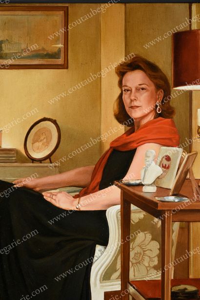 ÉCOLE DU XXe SIÈCLE - BERTUGNO Simone.
Portrait...