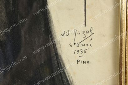GRANDHOMME-NOZAL Julie (1880-1966).
Portrait...