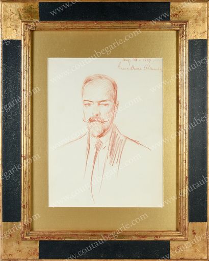 ZAROKILLI Nicolas Paganiotti (1879-1945).
Portrait...