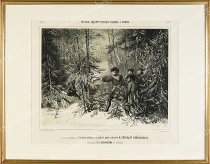 TIMM Georg Wilhem.
Emperor Alexander II hunting...