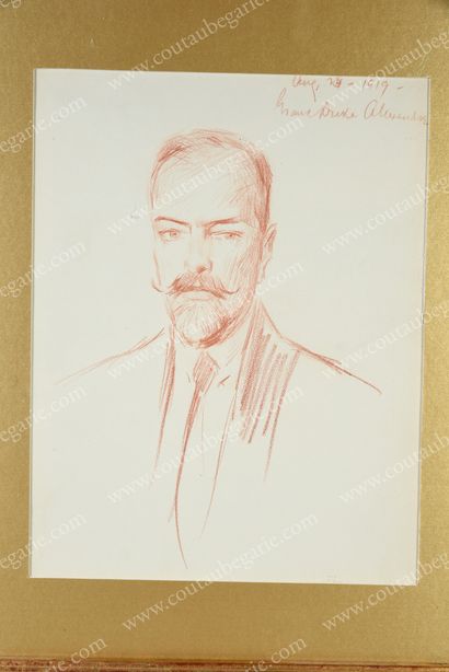 ZAROKILLI Nicolas Paganiotti (1879-1945).
Portrait...