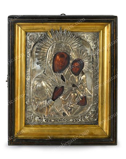 HOLY MOTHER OF GOD AND THE CHILD JESUS.
Russian...