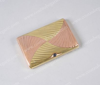 GOLDEN CIGARETTE CASE.
By ULYANSKY, St. Petersburg,...