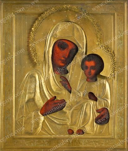 HOLY MOTHER OF GOD IVERSKAIA.
Russian icon,...