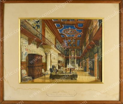 TAVERNIER Jules (1844-1889).
Interior view...