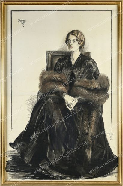 GRANDHOMME-NOZAL Julie (1880-1966).
Portrait...